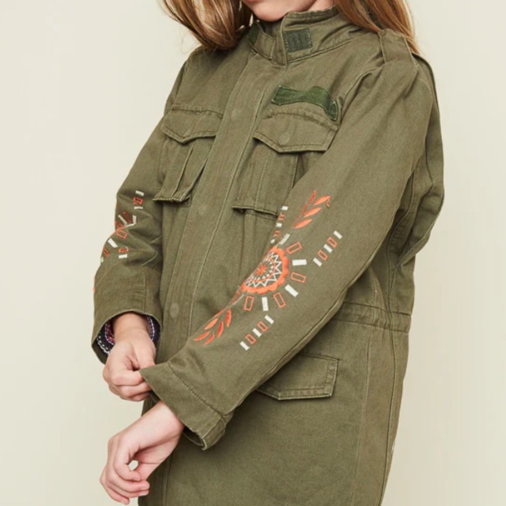 Hayden  Embroidered Cargo Jacket - Picture 2 of 8